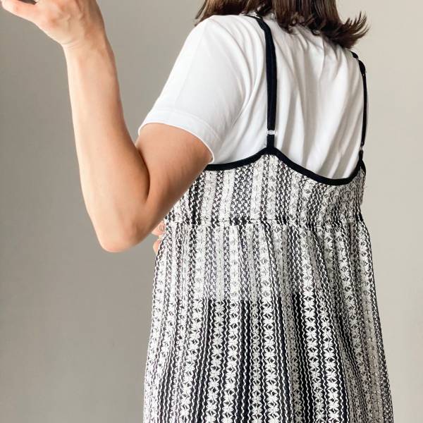 一目惚れしちゃう♡【しまむら】繊細な編み目がポイント「レースワンピ」