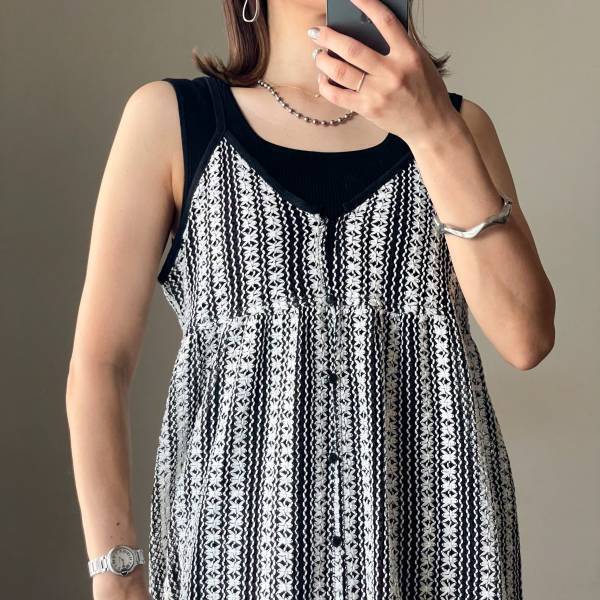 着映え間違いなし！？【しまむら】「レースワンピ」涼しげコーデ