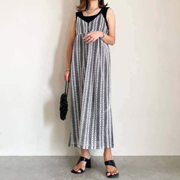 着映え間違いなし！？【しまむら】「レースワンピ」涼しげコーデ