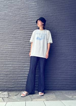 大人女子も着やすい！【SHEIN】「プリントTシャツ」シンプルコーデ