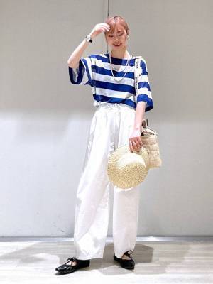 やっぱ【ボーダートップス】が最強！ ダサ見えしない「お手本コーデ」とは？