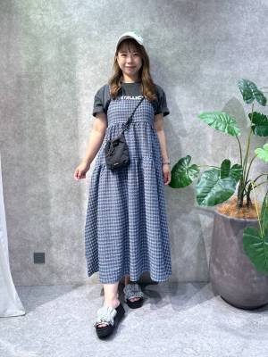 夏っぽさ全開♡ 華やか見えする【柄ワンピース】