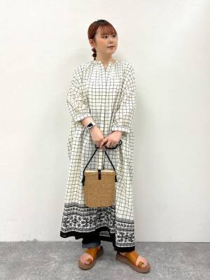 夏っぽさ全開♡ 華やか見えする【柄ワンピース】