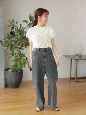 今季マネしたいッ！ 穿くだけで即こなれ感♡【カーブデニムコーデ】って？