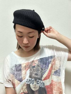 涼しくて夏にぴったり！【SHEIN】シンプルでかぶりやすい「ベレー帽」