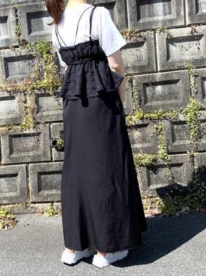 使えるトレンドアイテム！【しまむら】「ビスチェ」は黒推しです！