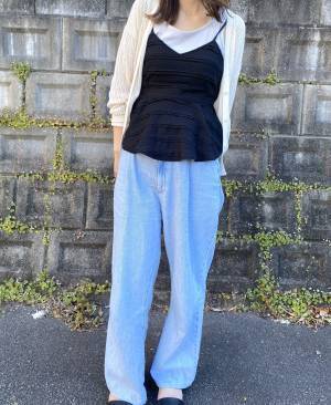 使えるトレンドアイテム！【しまむら】「ビスチェ」は黒推しです！