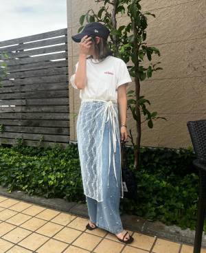 おしゃれさんの着用率高し！ 今、話題の【ラップスカート】って？