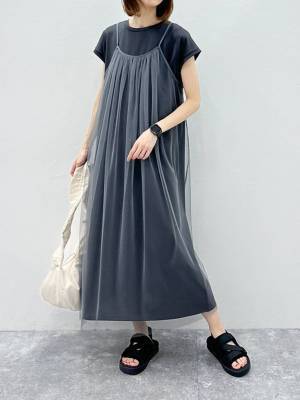 夏のお出かけにぴったり！【グローバルワーク】嬉しい機能付き♡「ワンピ&サロペット」