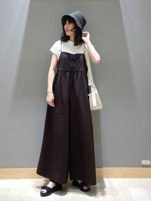 夏のお出かけにぴったり！【グローバルワーク】嬉しい機能付き♡「ワンピ&サロペット」