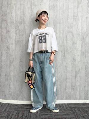 今年はどう着こなす？【Tシャツ × デニム】の「今っぽコーデ」♡