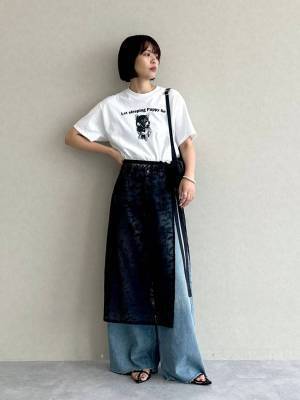 今年はどう着こなす？【Tシャツ × デニム】の「今っぽコーデ」♡