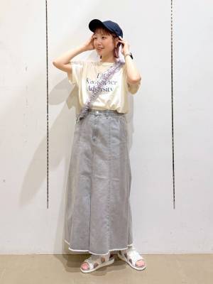 こなれ感でてるッ！【グローバルワーク】大人っぽ「グレーデニム」