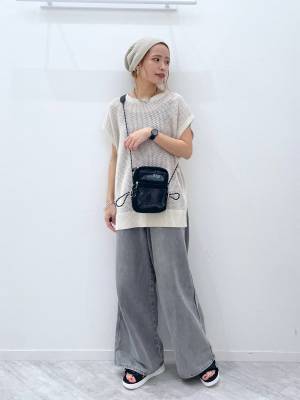 こなれ感でてるッ！【グローバルワーク】大人っぽ「グレーデニム」