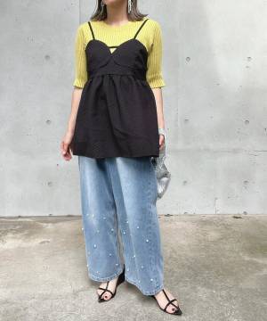 【しまむら】で見つけた♡ レイヤードで即オシャ見え！「激かわビスチェ」