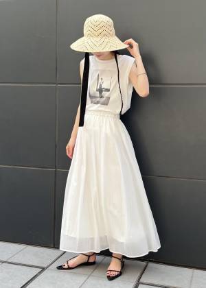 爽やかに決まる！【ROPÉ PICNIC】大人っぽ可愛い♡「シアースカート」