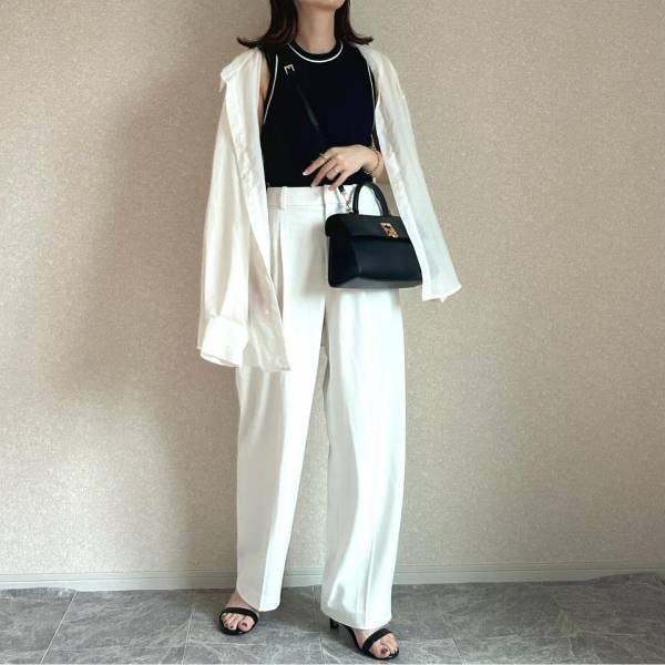 『何着ればいい？』→【ユニクロ】で解決♡ 大人っぽ可愛い！「ワイドパンツコーデ」