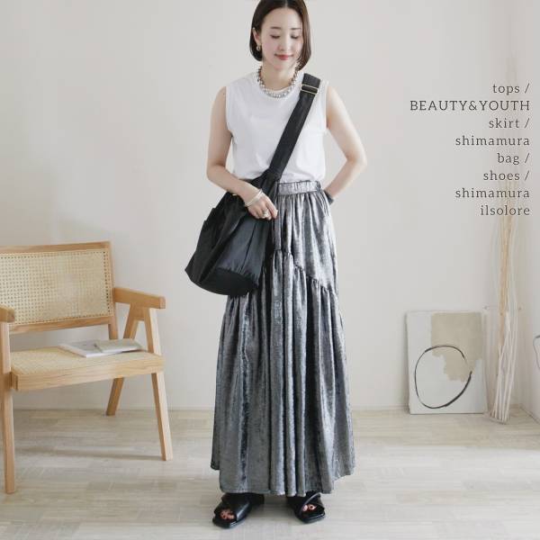 『それどこの？』って聞かれそう！【しまむら】見かけたら買いたい♡「高見えスカート」