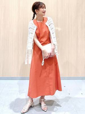 最強の時短アイテム！【GU】即オシャレに決まる♡「夏ワンピース」