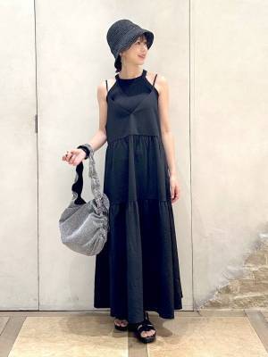 これは使える♡【グローバルワーク】カジュアルもきれいめも◎「キャミワンピース」