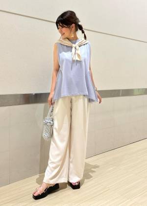 夏は「ブルー」が最強♡【ROPÉ PICNIC】いっきに涼しげ！「夏の爽やかコーデ」