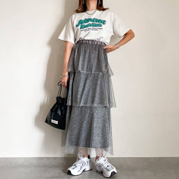 大人も可愛く着られる！【しまむら】の「キッズT」が着回し力抜群！