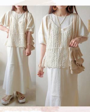 【しまむら】で買えるってホント？！ コーデに取り入れたい「ビスチェ」