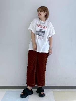 《メンズっぽ可愛い！》今年の夏コーデは【オーバーサイズTシャツ】が優勝♡