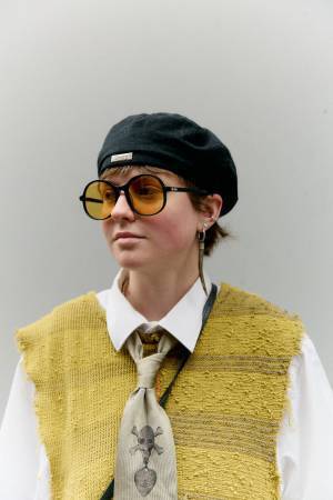 ファッションウィークスナップ レイヤリングで着こなすスタイル