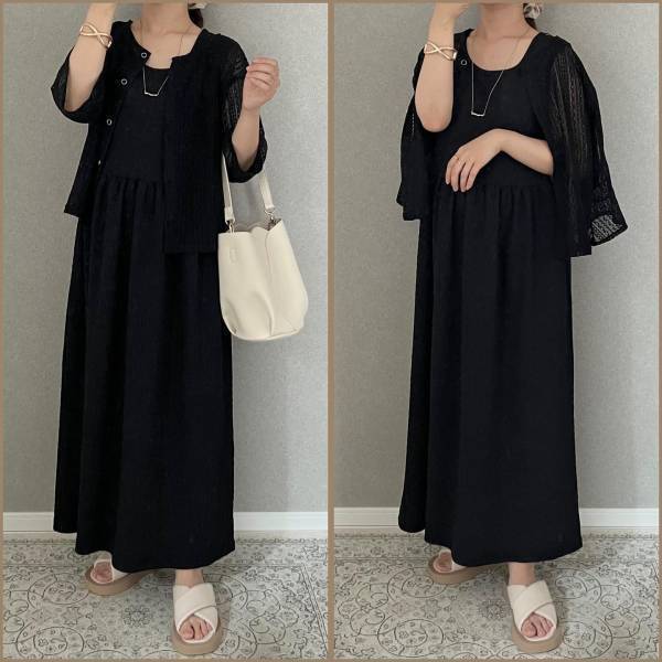 『安定のお安さ』に感謝（泣）【しまむら】上品デザインで高見え♡「レースカーディガン」