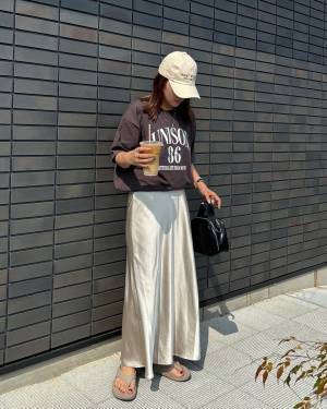 即真似させてーーッ！！【しまむら】おしゃれさんに学ぶ♡「ロゴTコーデ」