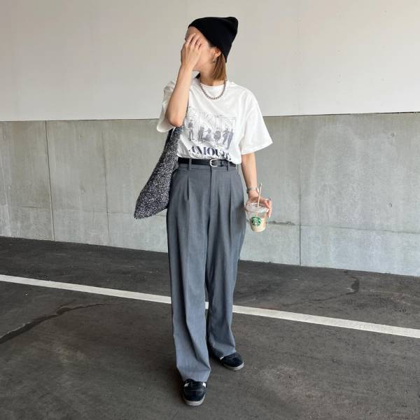 即真似させてーーッ！！【しまむら】おしゃれさんに学ぶ♡「ロゴTコーデ」