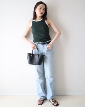 暑い夏に映える♡【タンクトップコーデ】でヘルシーに肌見せ！