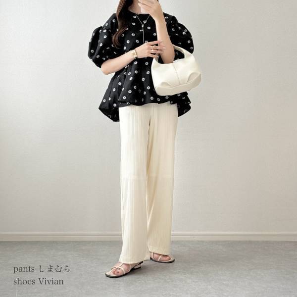 プチプラに見えない、、、！【しまむら】の「淡色アイテム」を使ったコーデが可愛い♡