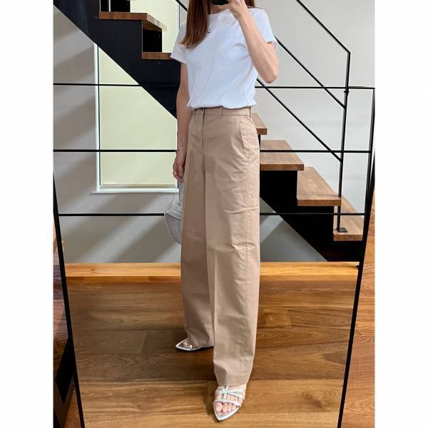 SNSで話題！！【ユニクロ】新作「ワイドチノパンツ」が穿き心地抜群！