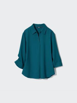 真夏も爽やかに♡【ユニクロ】さらっと快適！「レーヨントップス」