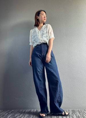 スタイルアップが叶う！？【Re:EDIT】「カーブデニムパンツ」着回しコーデ