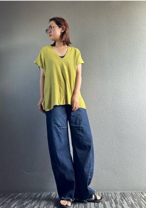 スタイルアップが叶う！？【Re:EDIT】「カーブデニムパンツ」着回しコーデ