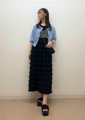 今っぽデザインが可愛い♡【ROPÉ PICNIC】デイリーもお出かけも◎「ノースリーブワンピ」