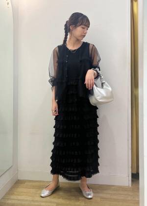 今っぽデザインが可愛い♡【ROPÉ PICNIC】デイリーもお出かけも◎「ノースリーブワンピ」