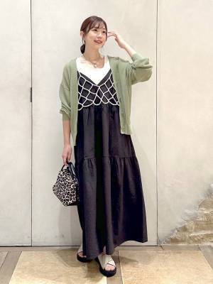 『前後2WAY』でコスパ良し！【グローバルワーク】お手入れ楽ちん♡「旬キャミワンピ」