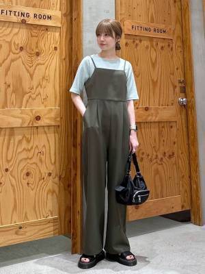 困ったときの救世主ッ！！【グローバルワーク】サラッと着られる♡「サロペコーデ」