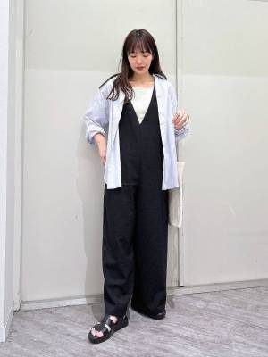 困ったときの救世主ッ！！【グローバルワーク】サラッと着られる♡「サロペコーデ」