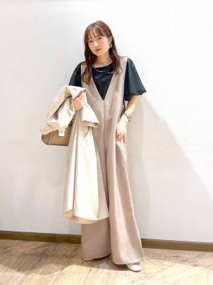 困ったときの救世主ッ！！【グローバルワーク】サラッと着られる♡「サロペコーデ」