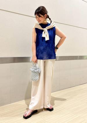 爽やかさ溢れ出す♡【ROPÉ PICNIC】涼しげ可愛い「シアーブラウス」