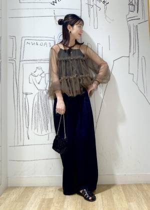 大人可愛いが叶う♡【ROPÉ PICNIC】オシャレ店員さんの「きれいめお出かけコーデ」