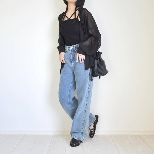 この夏、試したい！ “上品な肌見せ”が叶う【キャミ × シアー】合わせって？