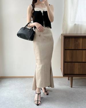 バリエ豊富で嬉しい！【しまむら】コーデが華やかになる♡「主役級ビスチェ」