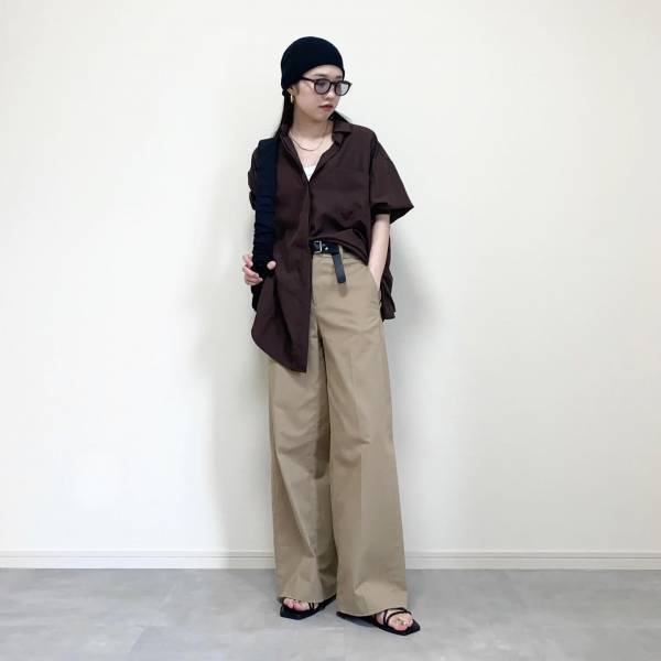 もうチェックした？！【ユニクロ】スタイルUPが狙える♡「ワイドチノパンツ」