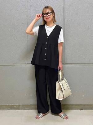 羽織るだけでサマ見え♡【グローバルワーク】秋も大活躍！「万能ベスト」